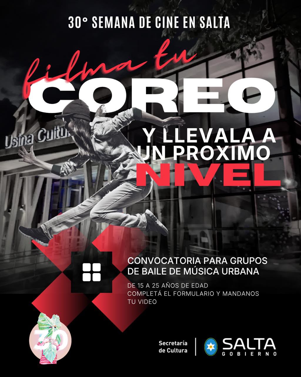 El festival de cine salteño filmará videoclips profesionales para grupos de danza urbana